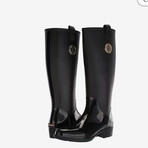 NIB Tommy Hilfiger Karissa2 rain boot black size 6